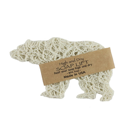 Sea Lark Bear Soap Lift  - White